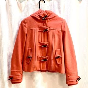 Anthropologie - Elevenses Coral Wool Coat